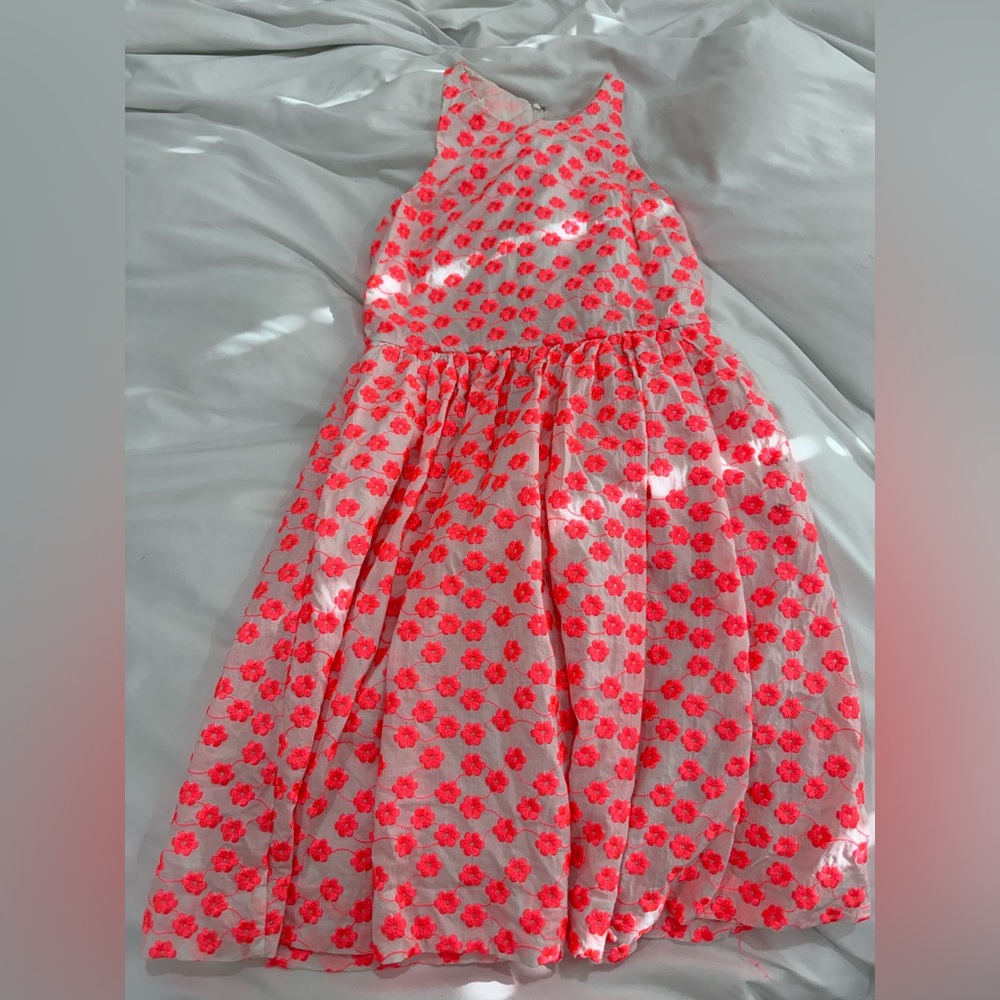 J. Crew Pink Sleeveless Halter Sundress
